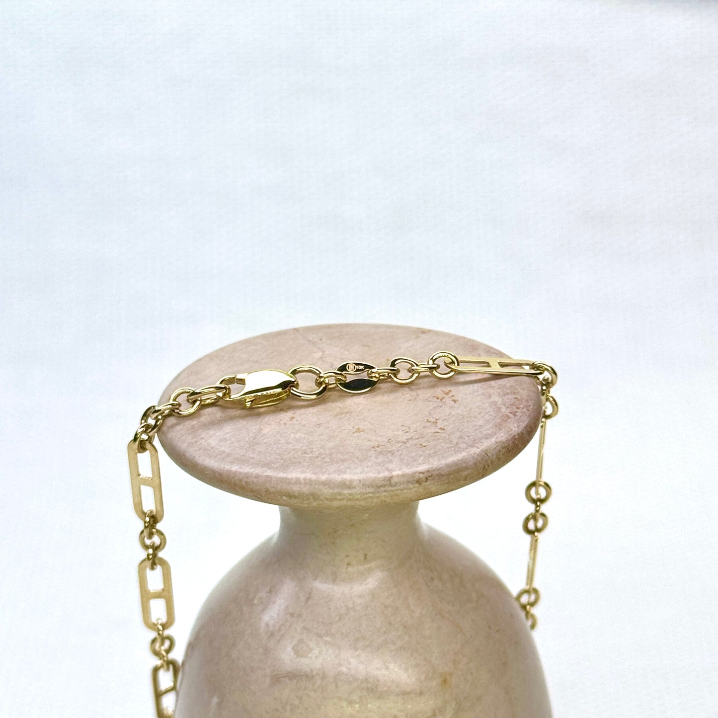 10K Gold Fancy Links Bracelet