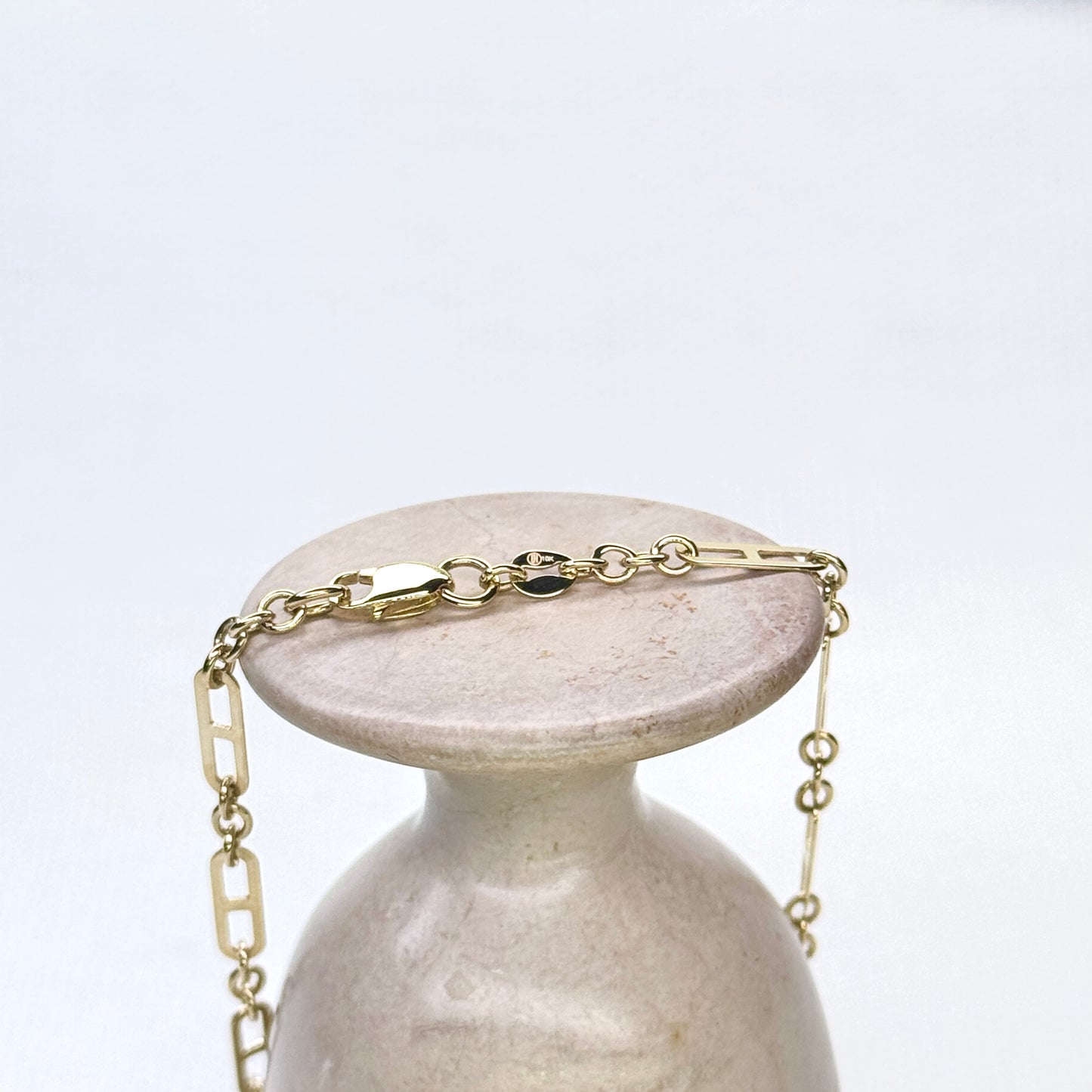 10K Gold Fancy Links Bracelet