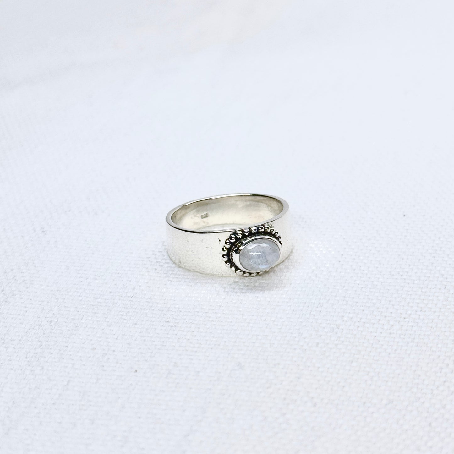 Silver Gemstone Ring #12