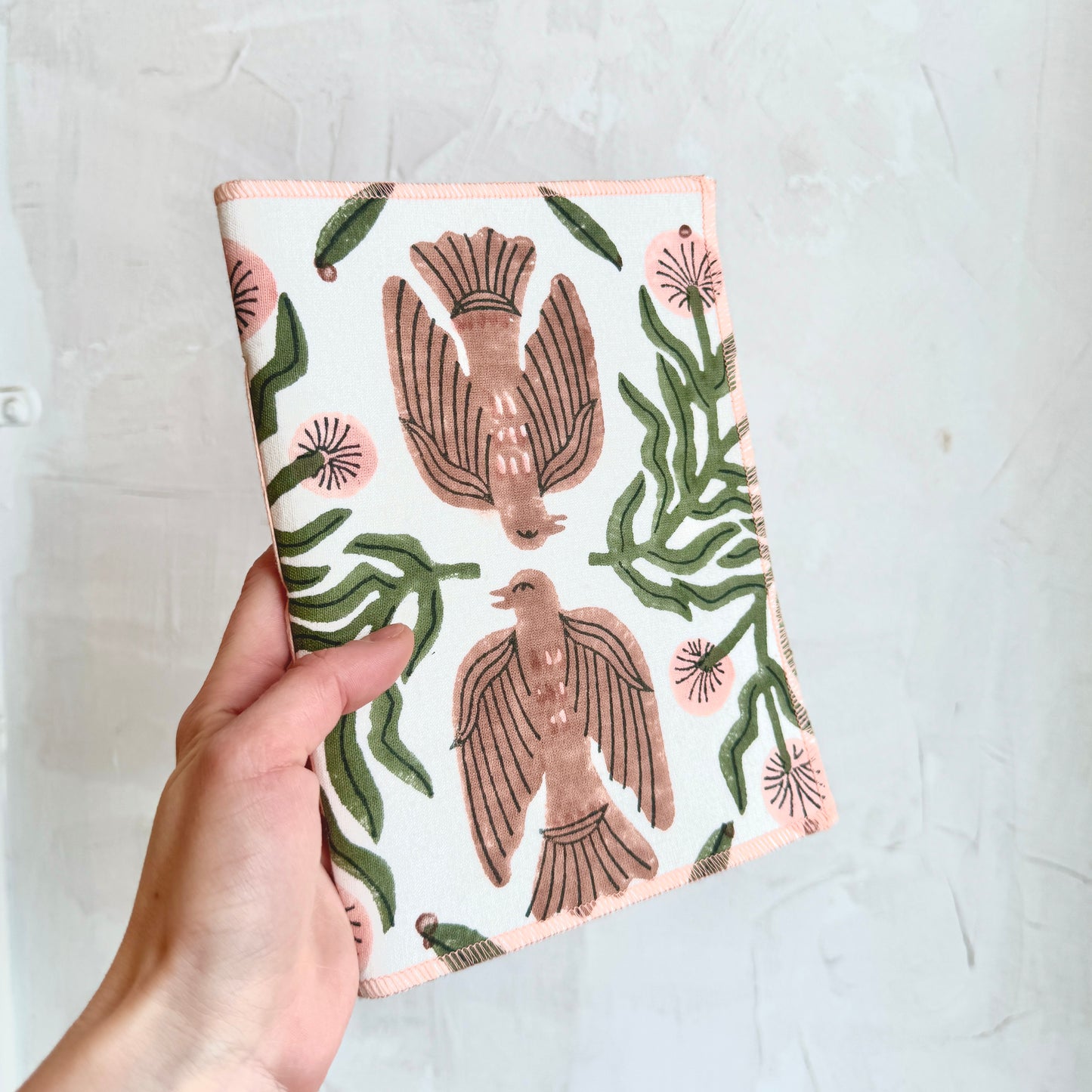 Bird Block Print Notebook