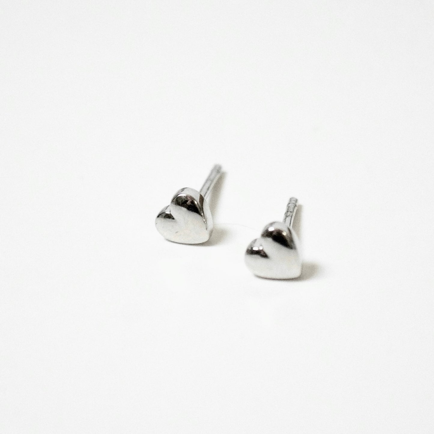 Little Puffed Heart Studs