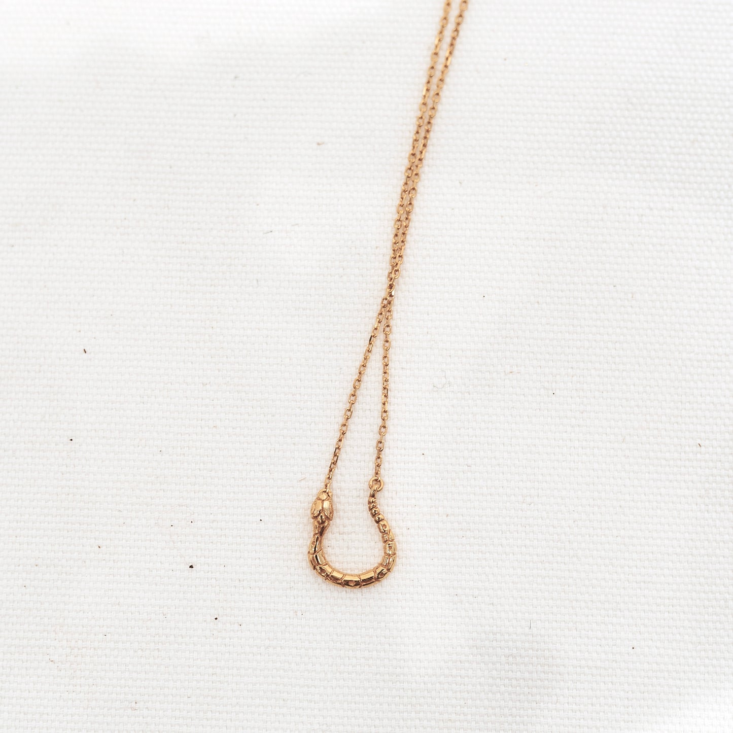 Serpent Charm Holder Necklace