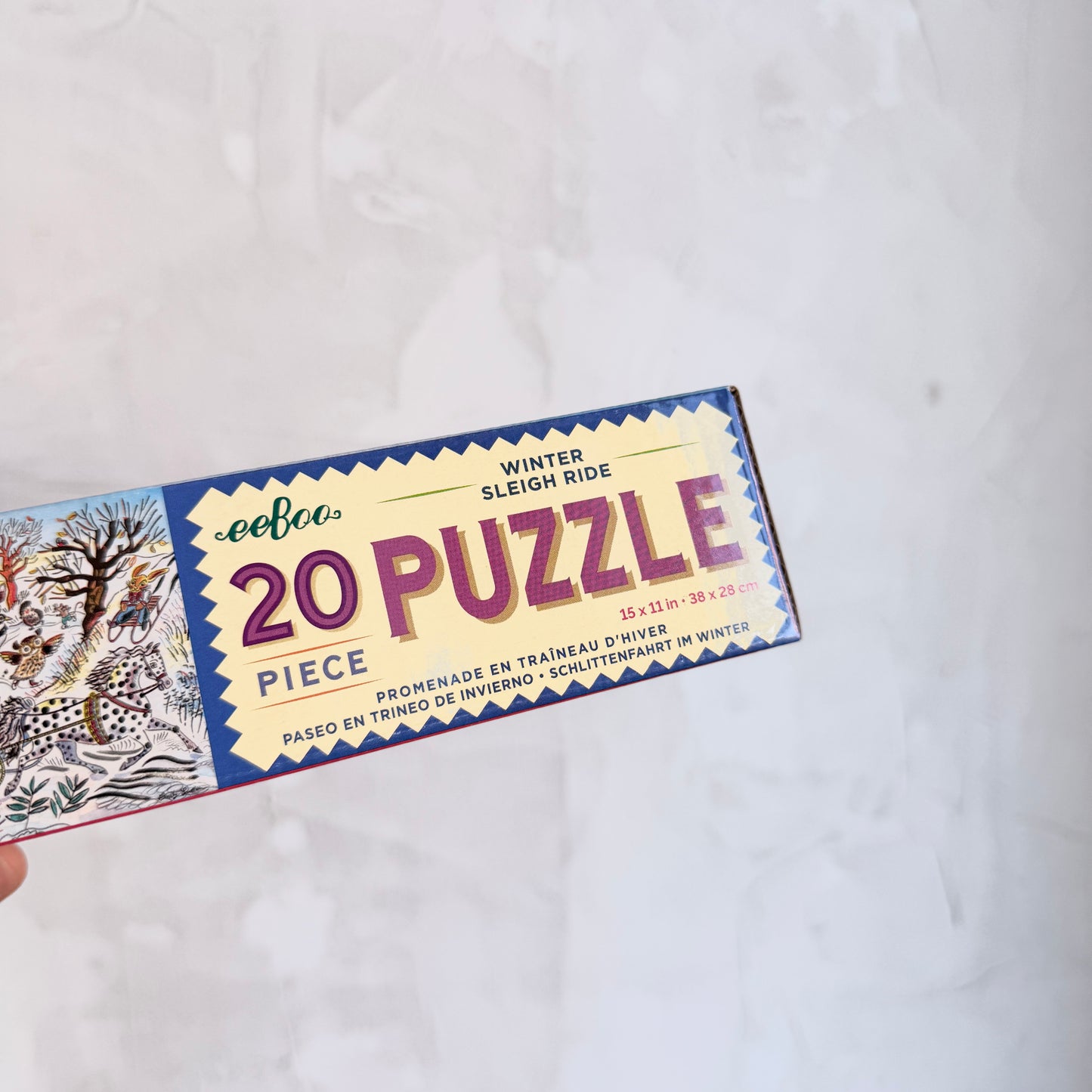 Winter Sleigh Ride 20 Piece Puzzle