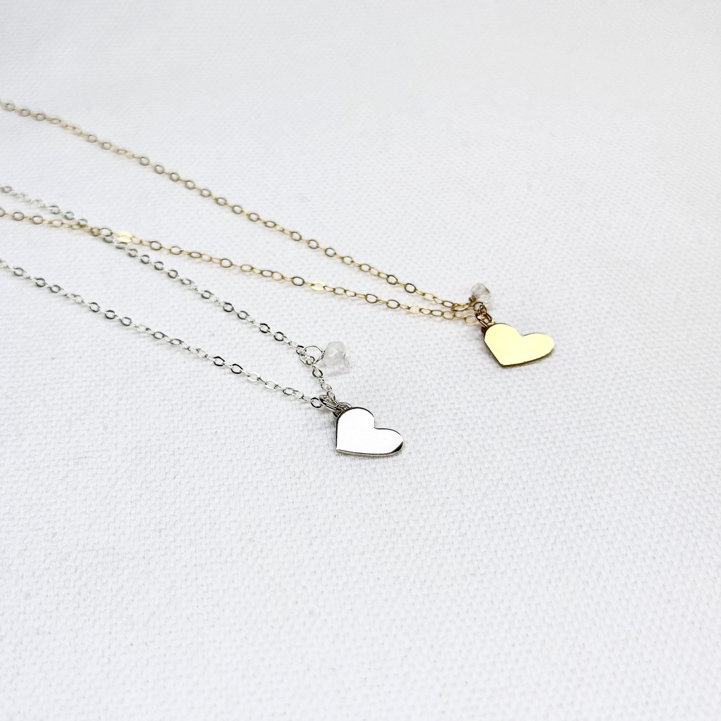 Gold Heart Unity Necklace