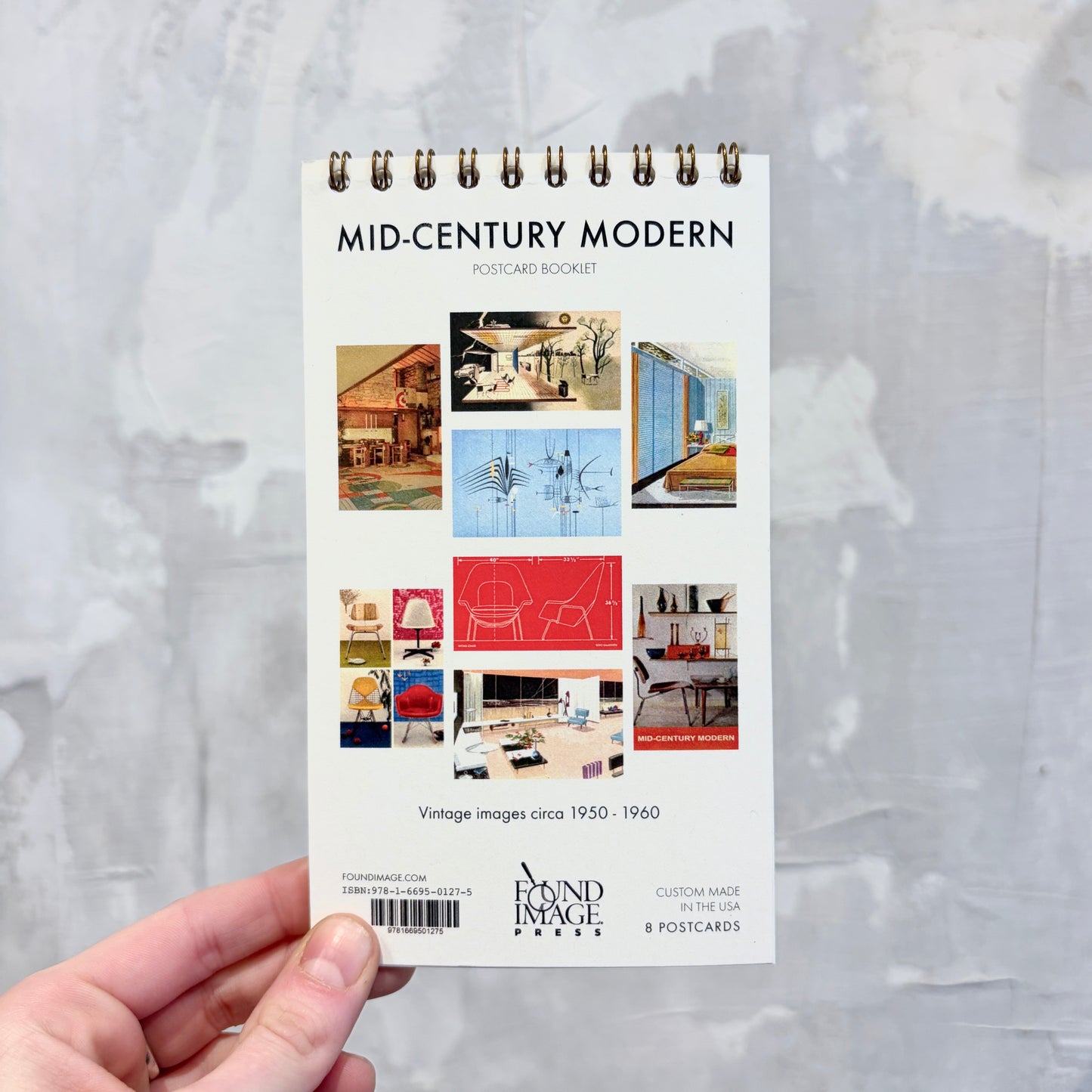 Mid-Century Modern Postcard Booklet