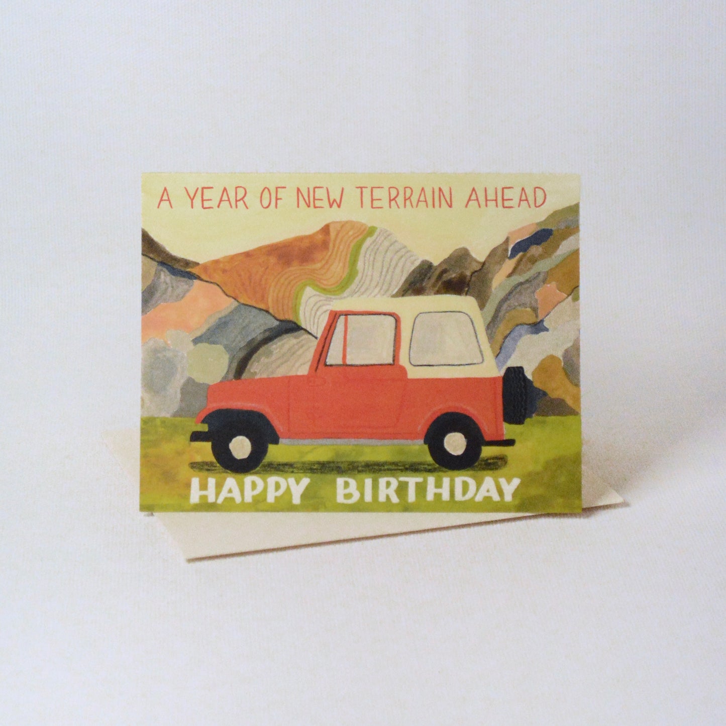 'A Year Of New Terrain Ahead' Card