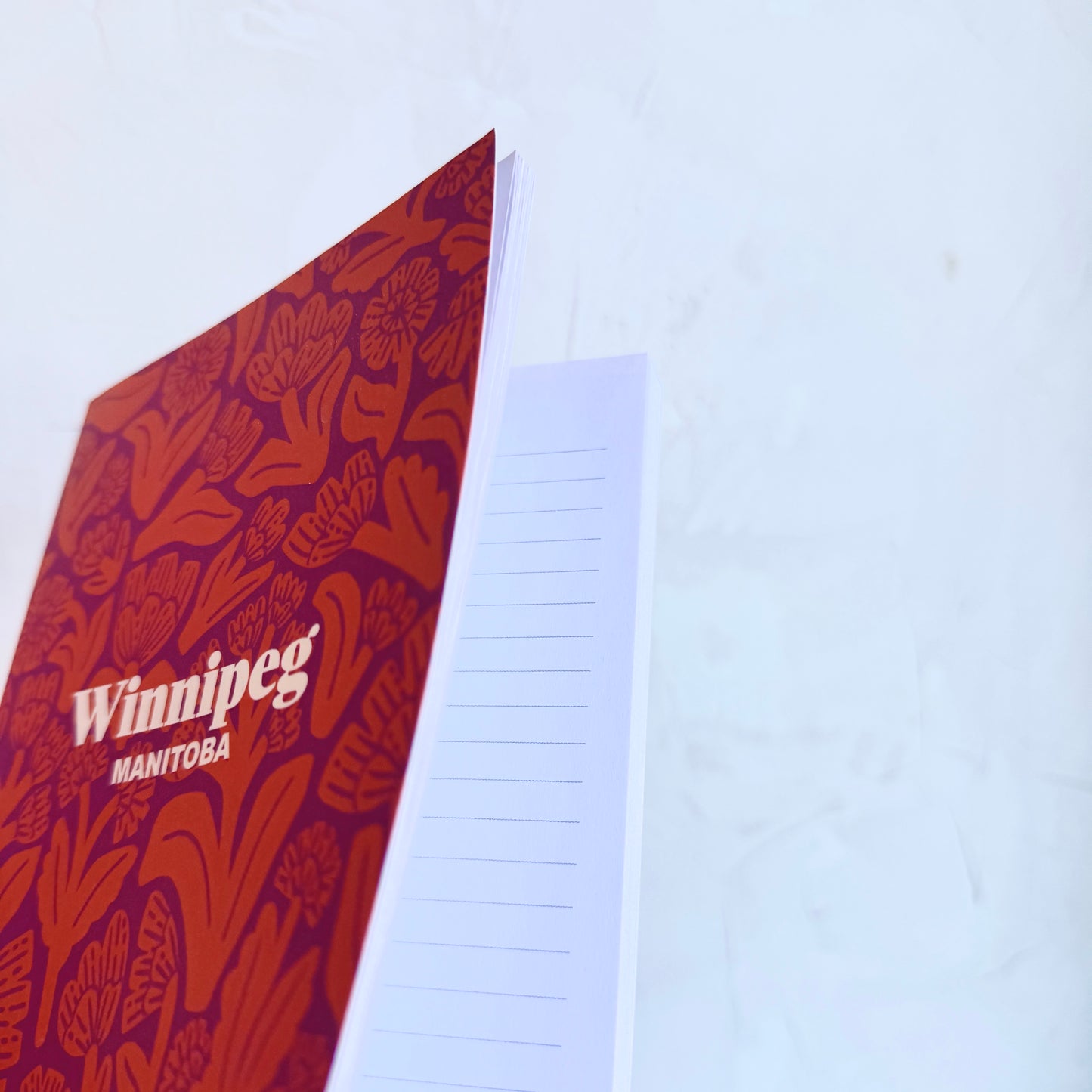 Checks & Flowers Classic Layflat Notebook