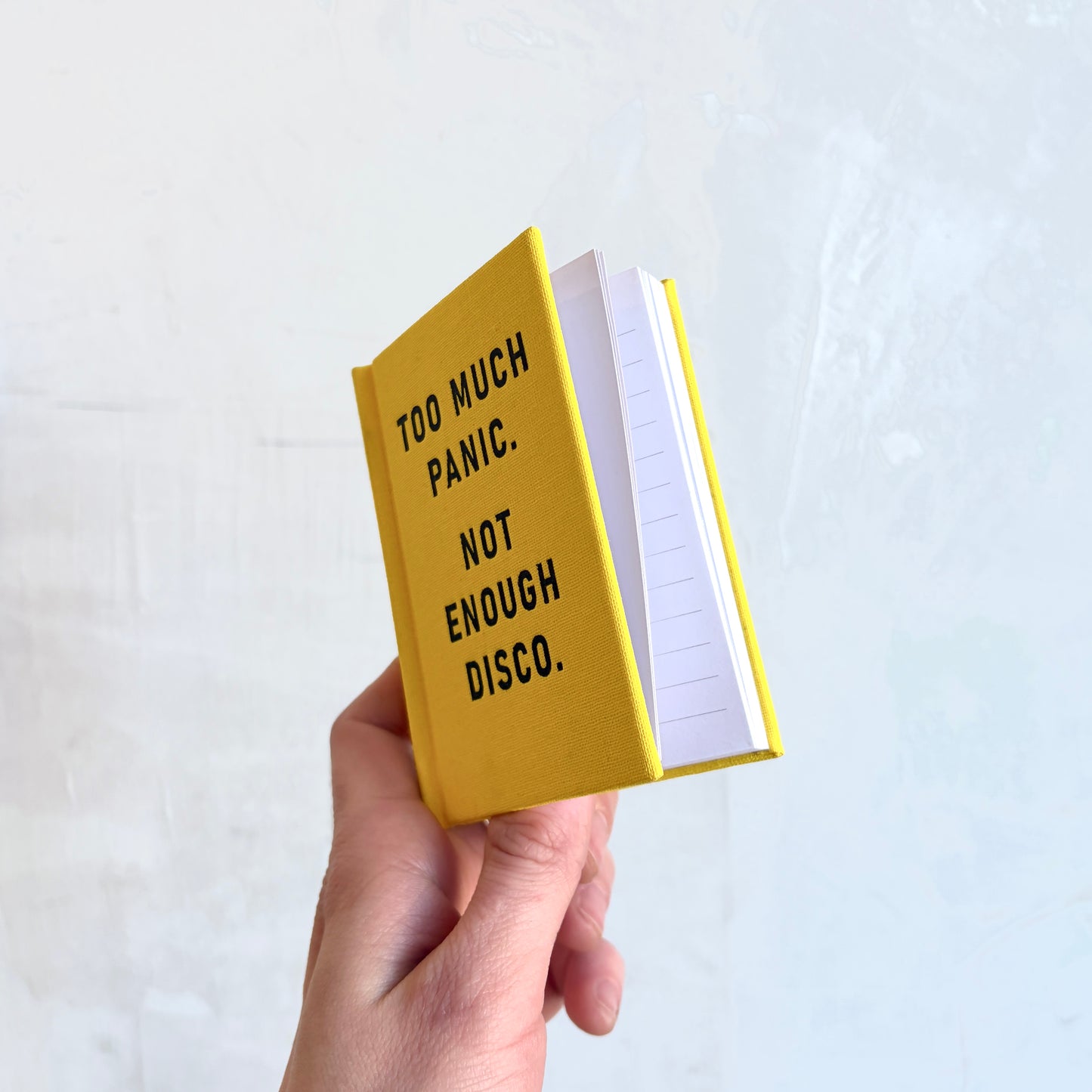 Mini Notebook - Too Much Panic. Not Enough Disco.