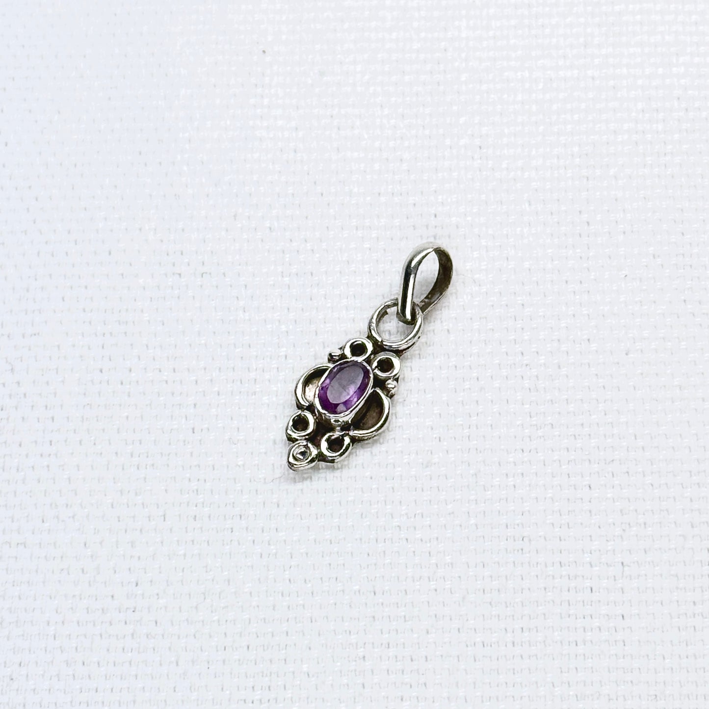 Silver Gem Pendant #9