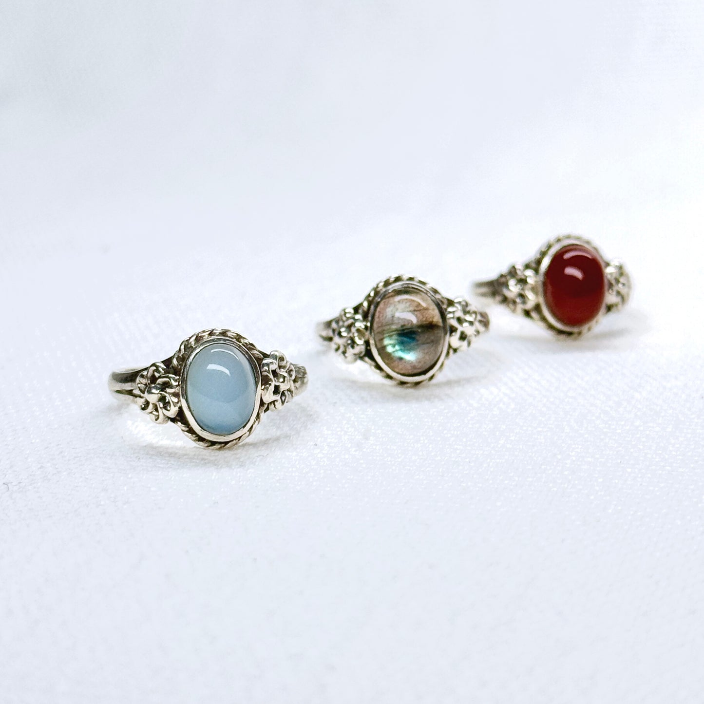 Silver Gemstone Ring #3