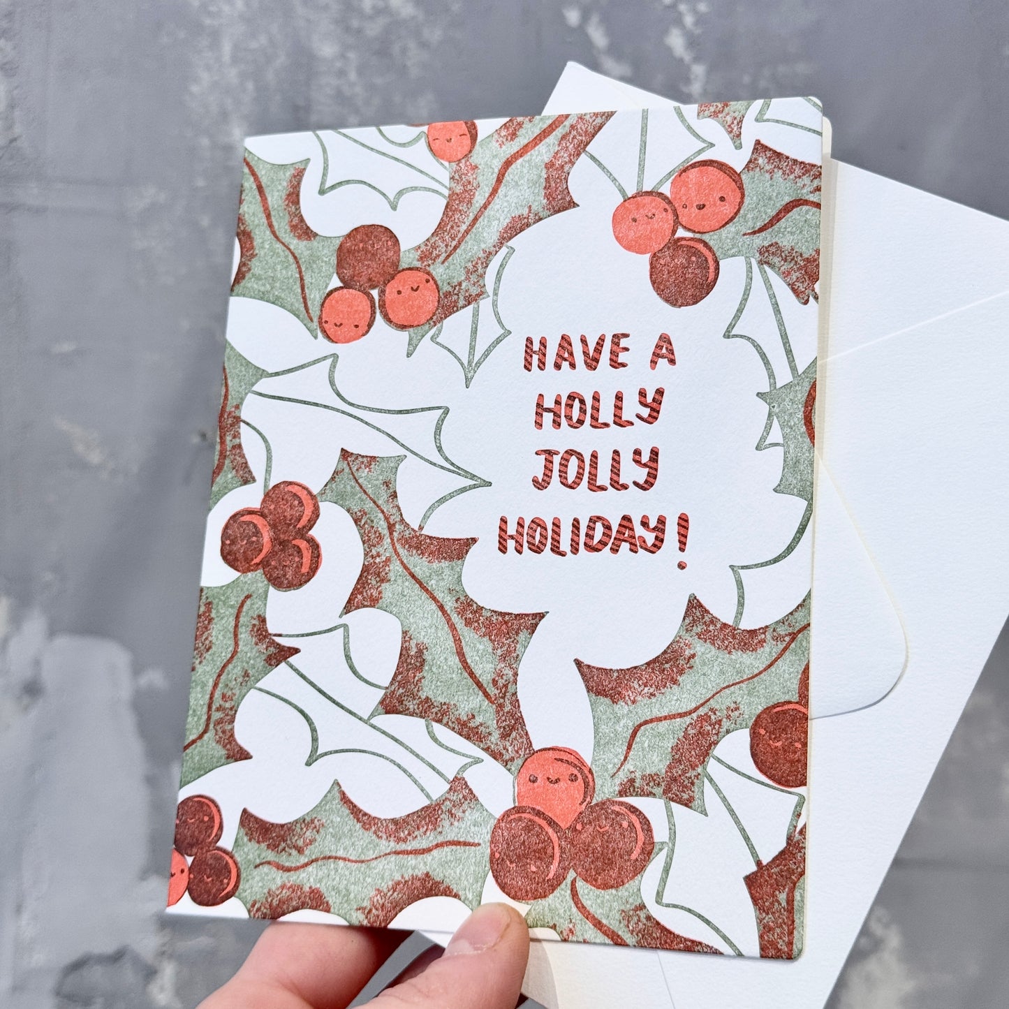 'Have a Holly Jolly Holiday' Card