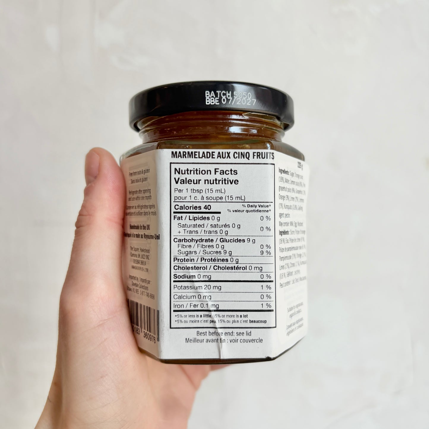 Five Fruit Marmalade