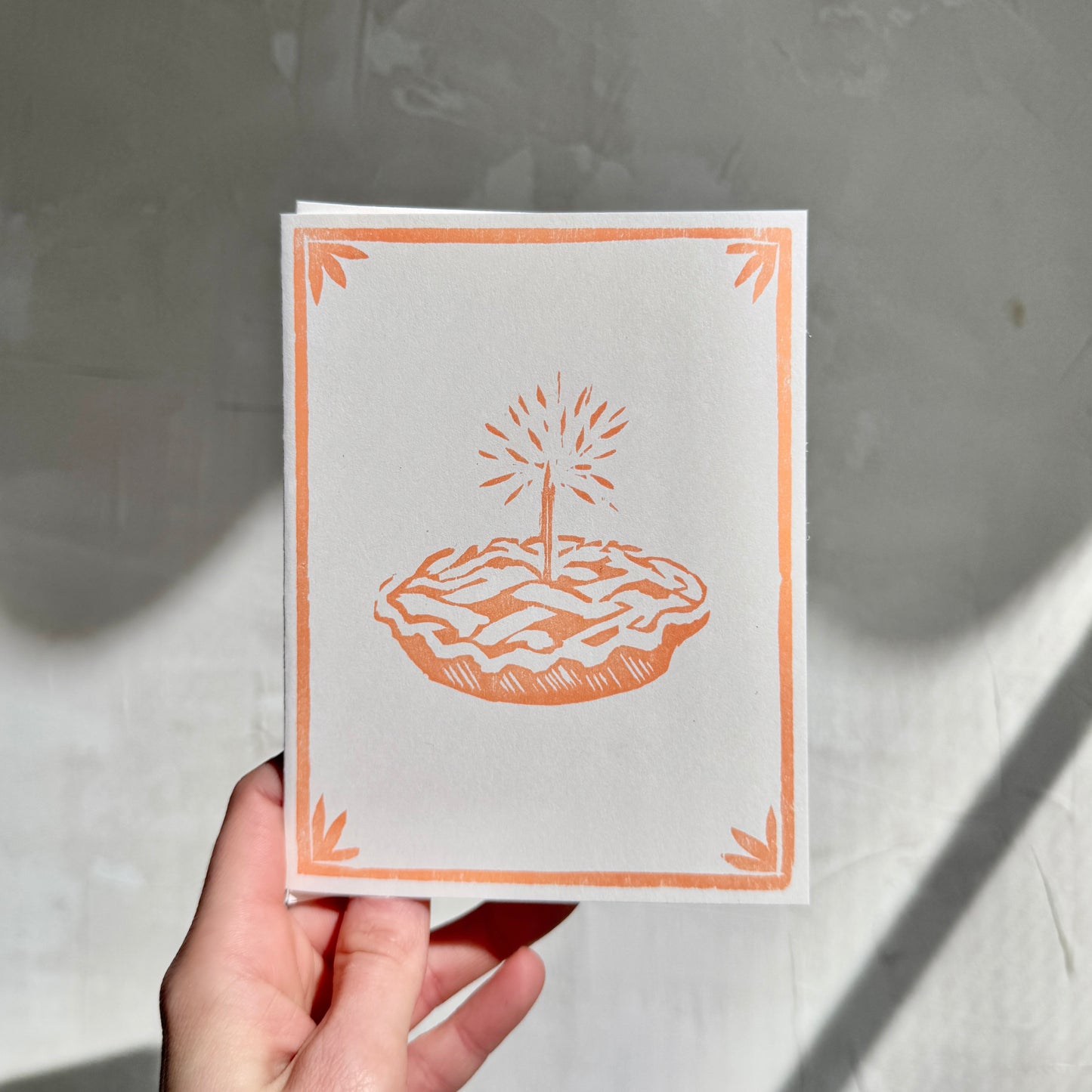 'Birthday Pie' Card