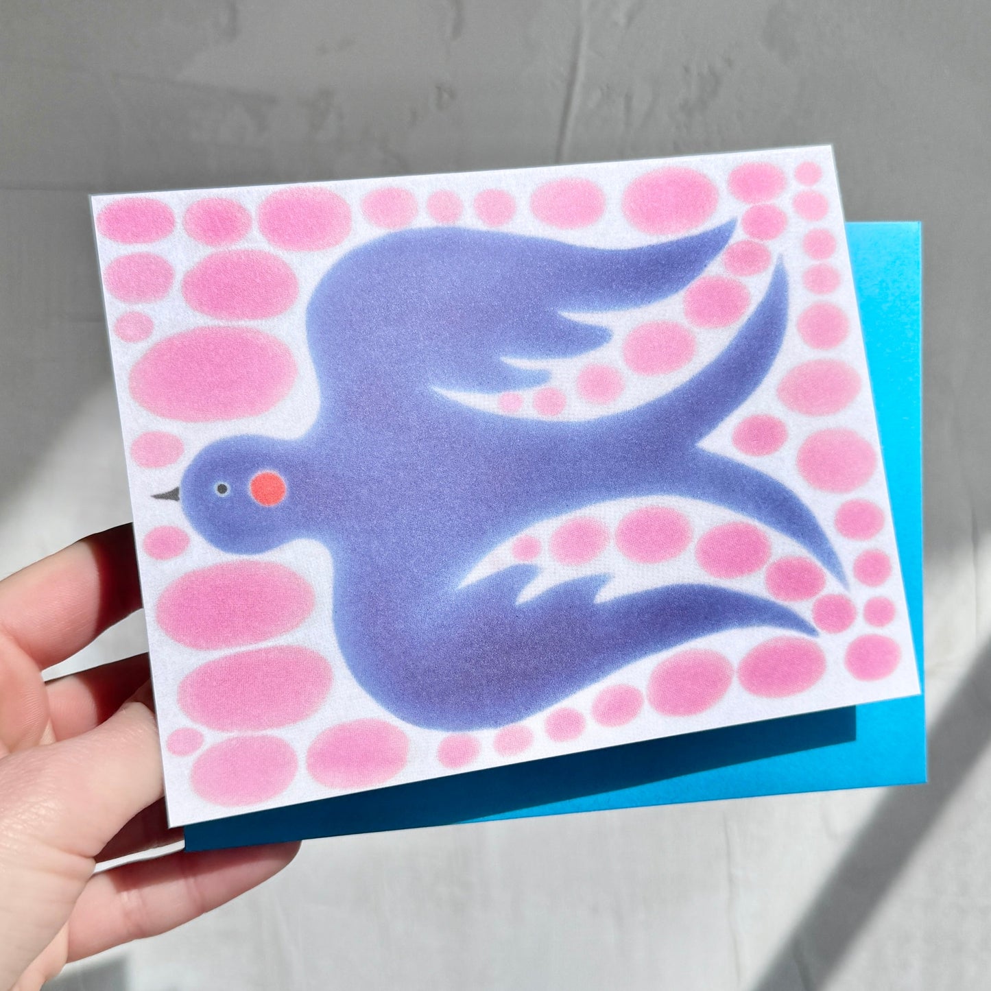 'Blue Bird' Card