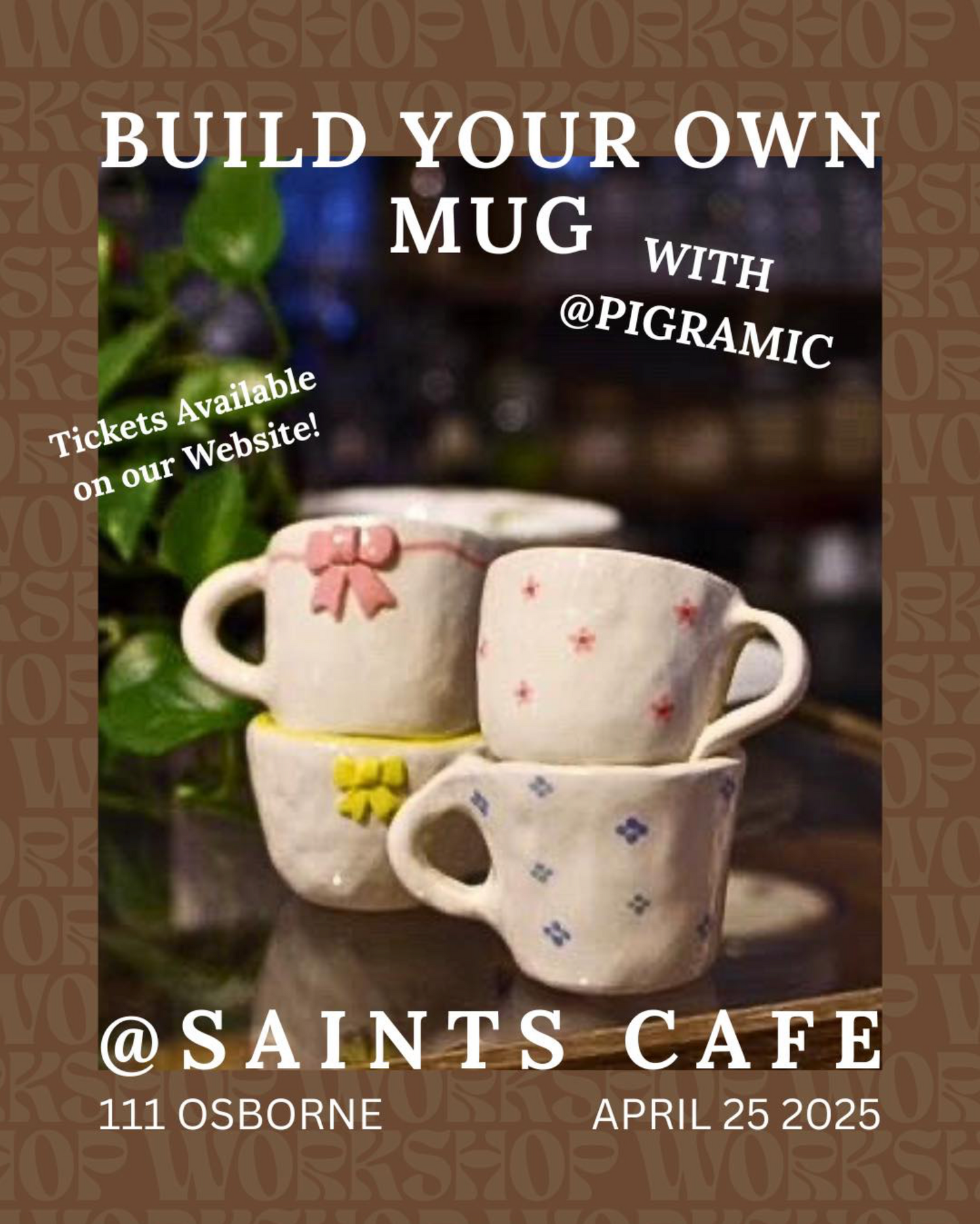 Mug Workshop Ticket