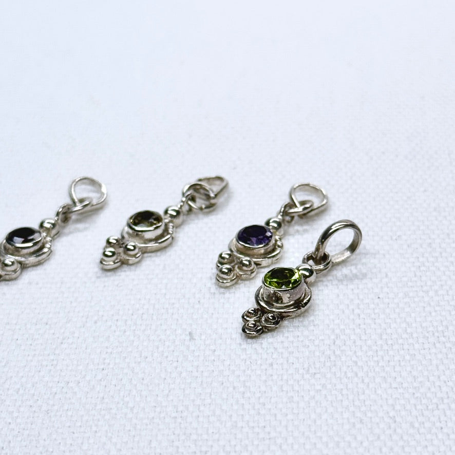 Silver Gem Pendant #10