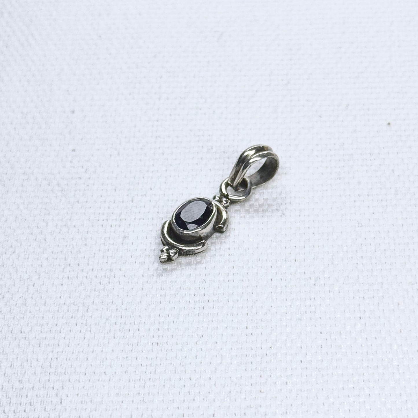 Silver Gem Pendant #2