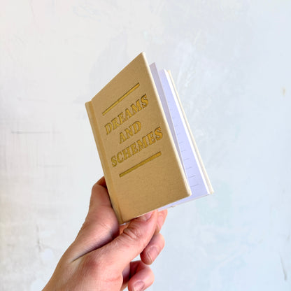 Mini Notebook - Dreams And Schemes