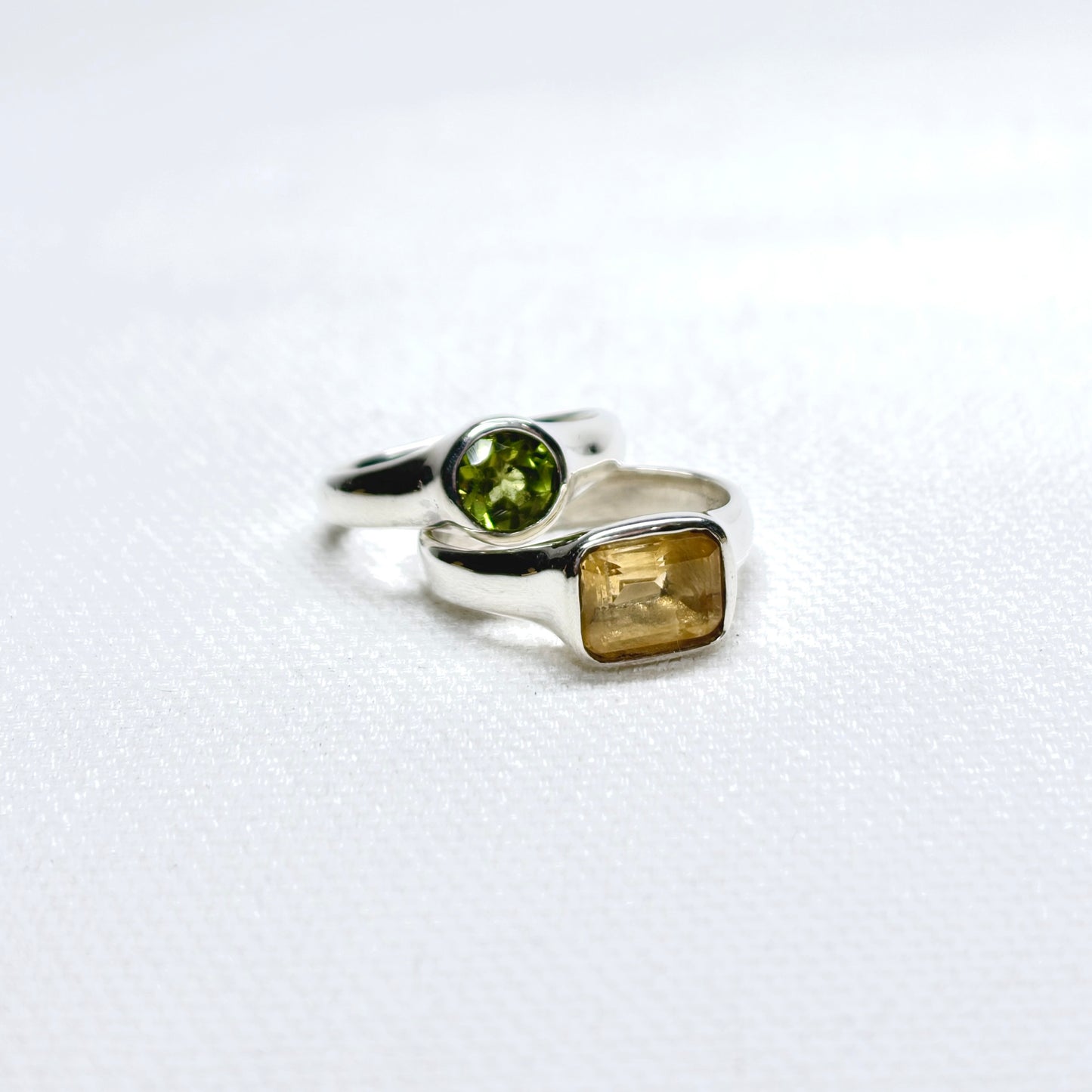 Silver Gemstone Ring #16