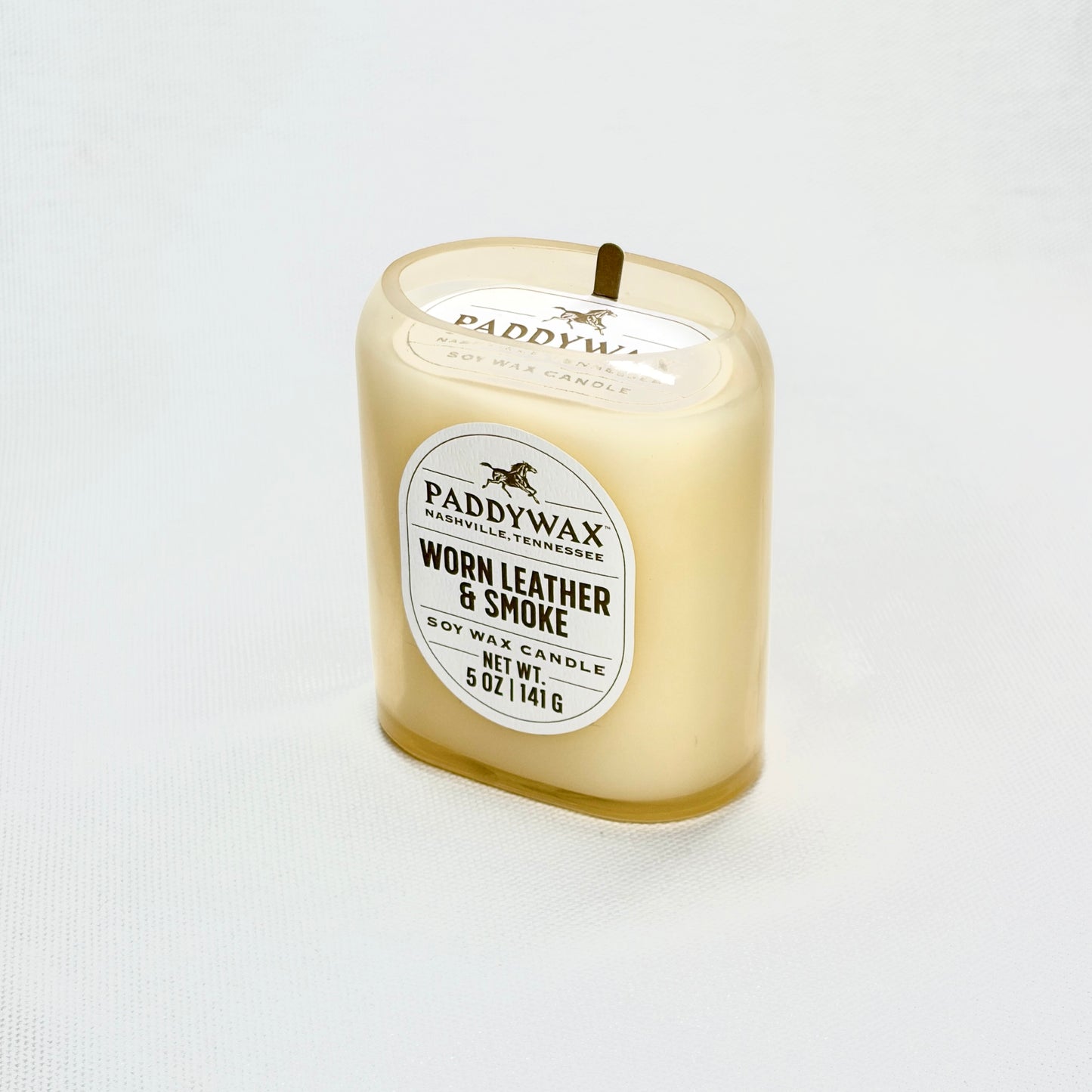 Worn Leather + Smoke 5oz Candle