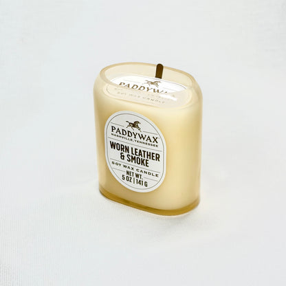 Worn Leather + Smoke 5oz Candle