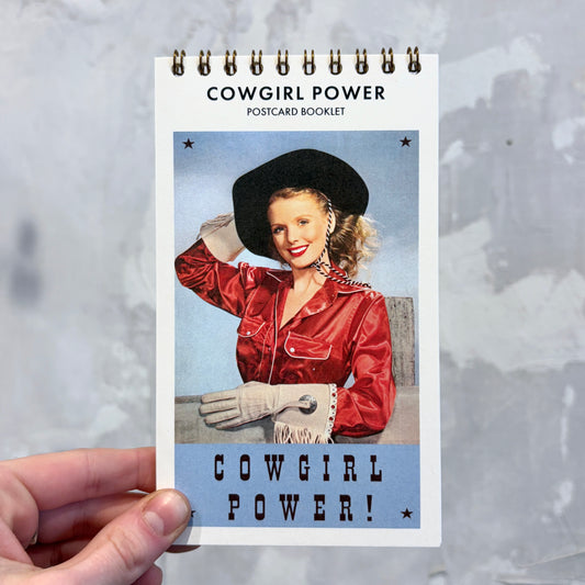 Cowgirl Power Postcard Booklet