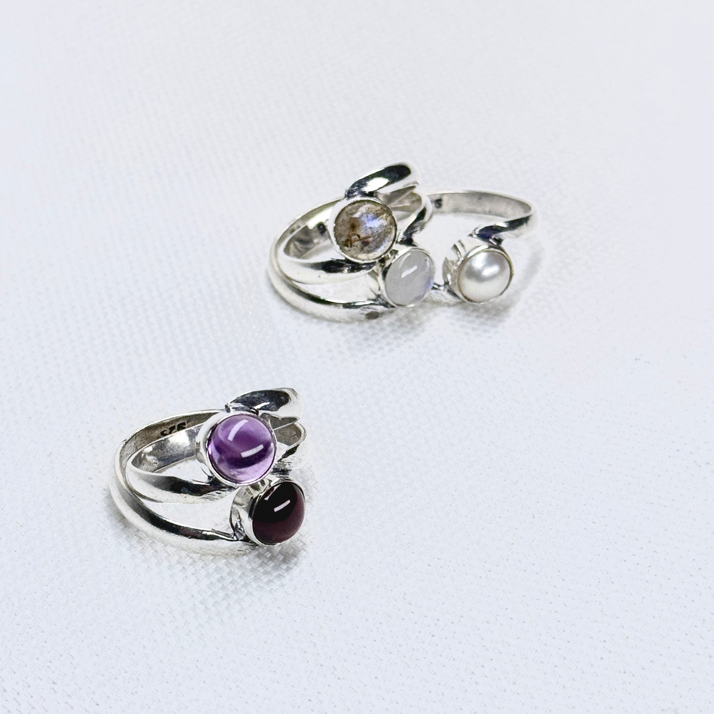 Silver Gemstone Ring #11