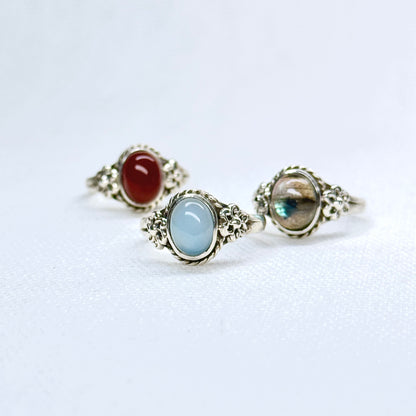 Silver Gemstone Ring #3
