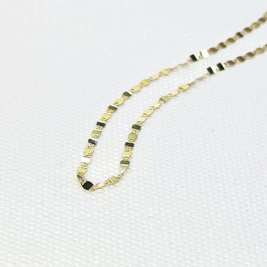 10K Gold Valentino Chain