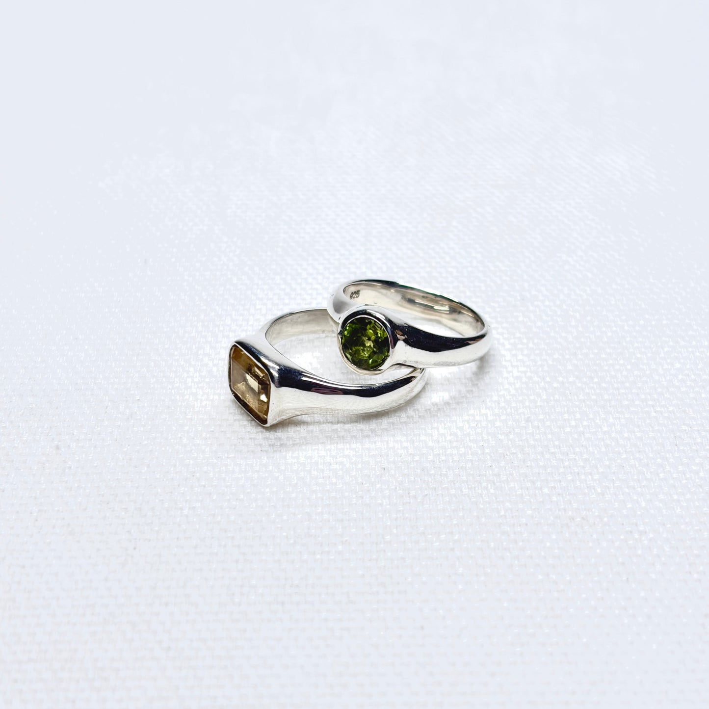 Silver Gemstone Ring #16