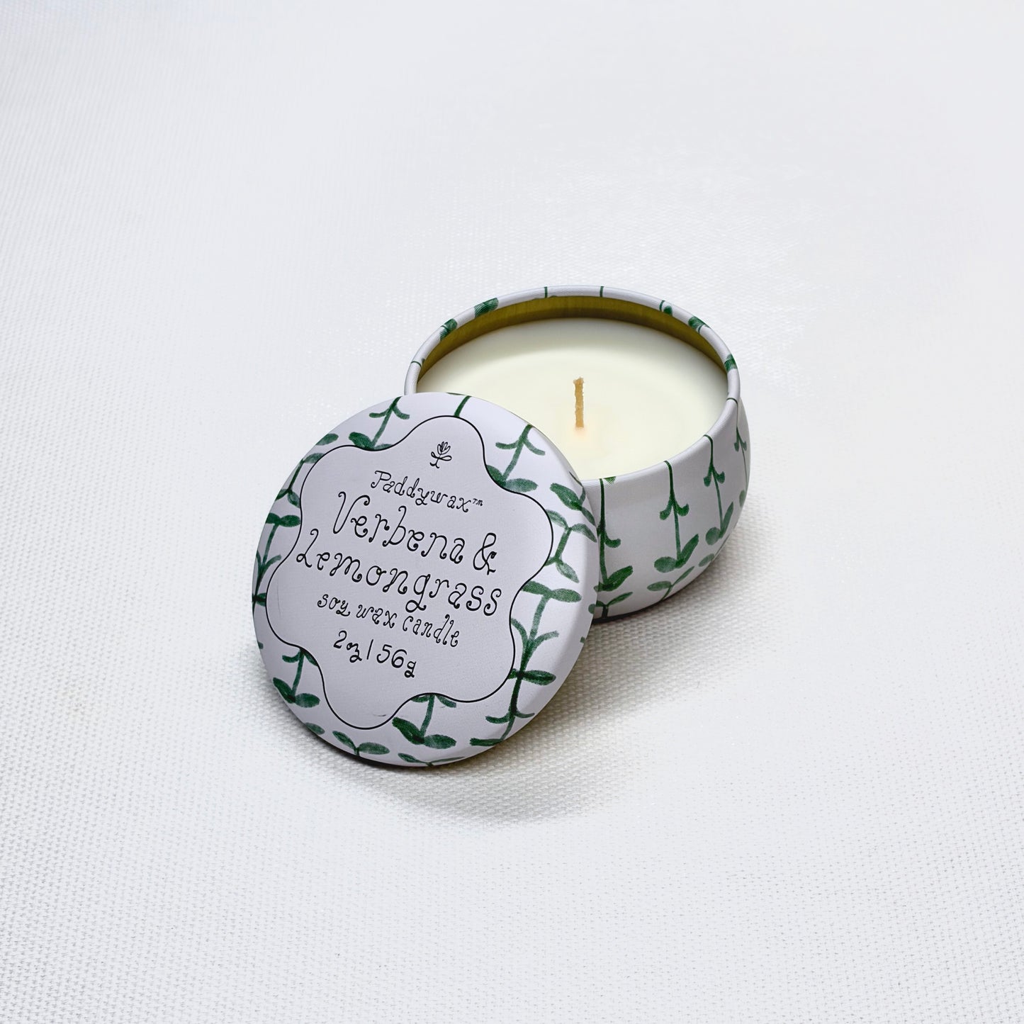 Tin Candle - Verbena + Lemongrass 2 oz