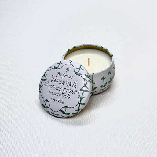 Tin Candle - Verbena + Lemongrass 2 oz