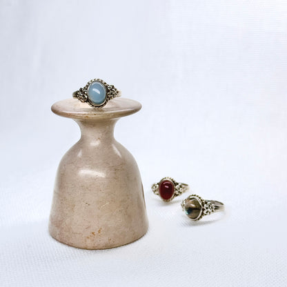 Silver Gemstone Ring #3