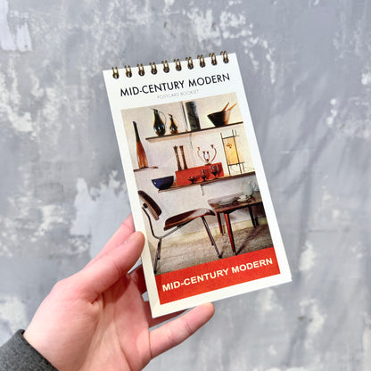 MID-CENTURY MODERN Postcard Booklet