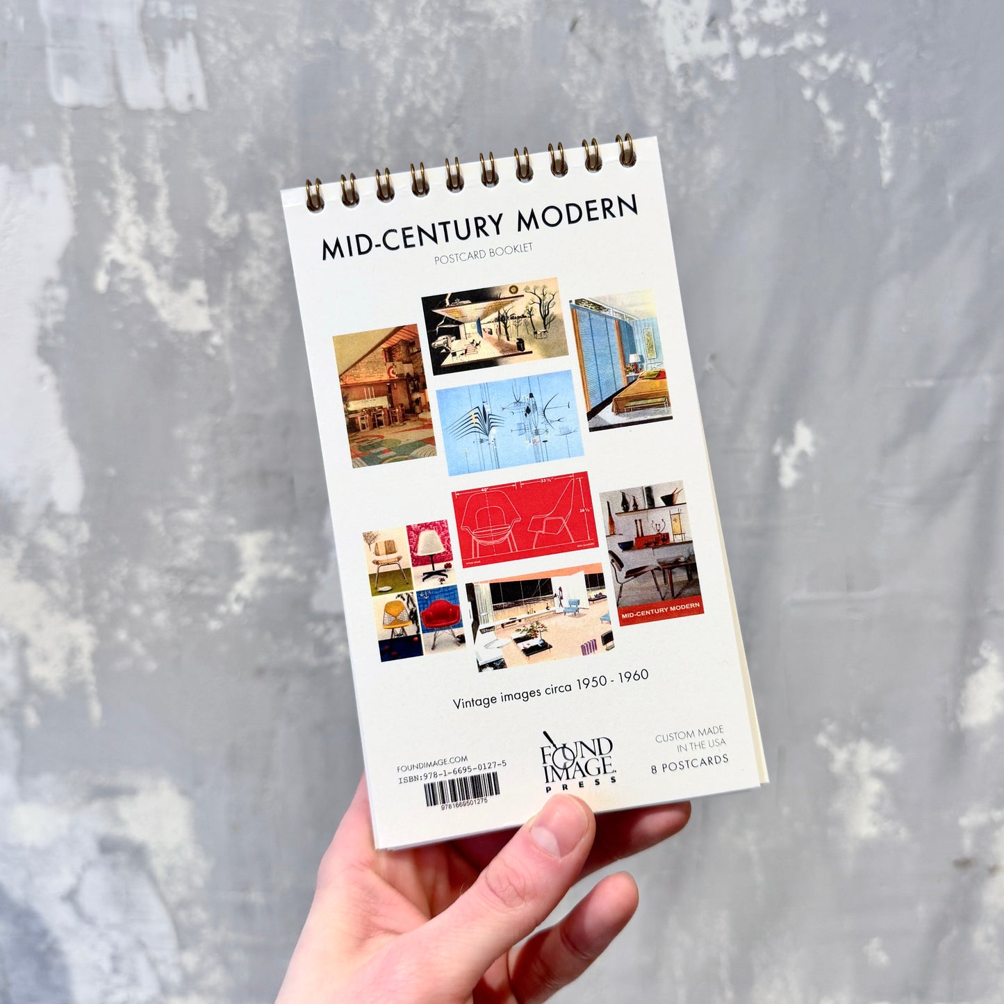 MID-CENTURY MODERN Postcard Booklet
