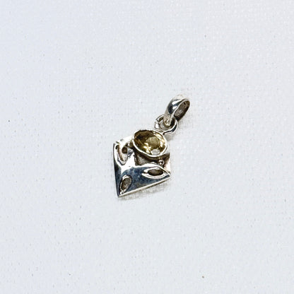 Silver Gem Pendant #6