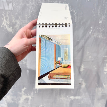 MID-CENTURY MODERN Postcard Booklet