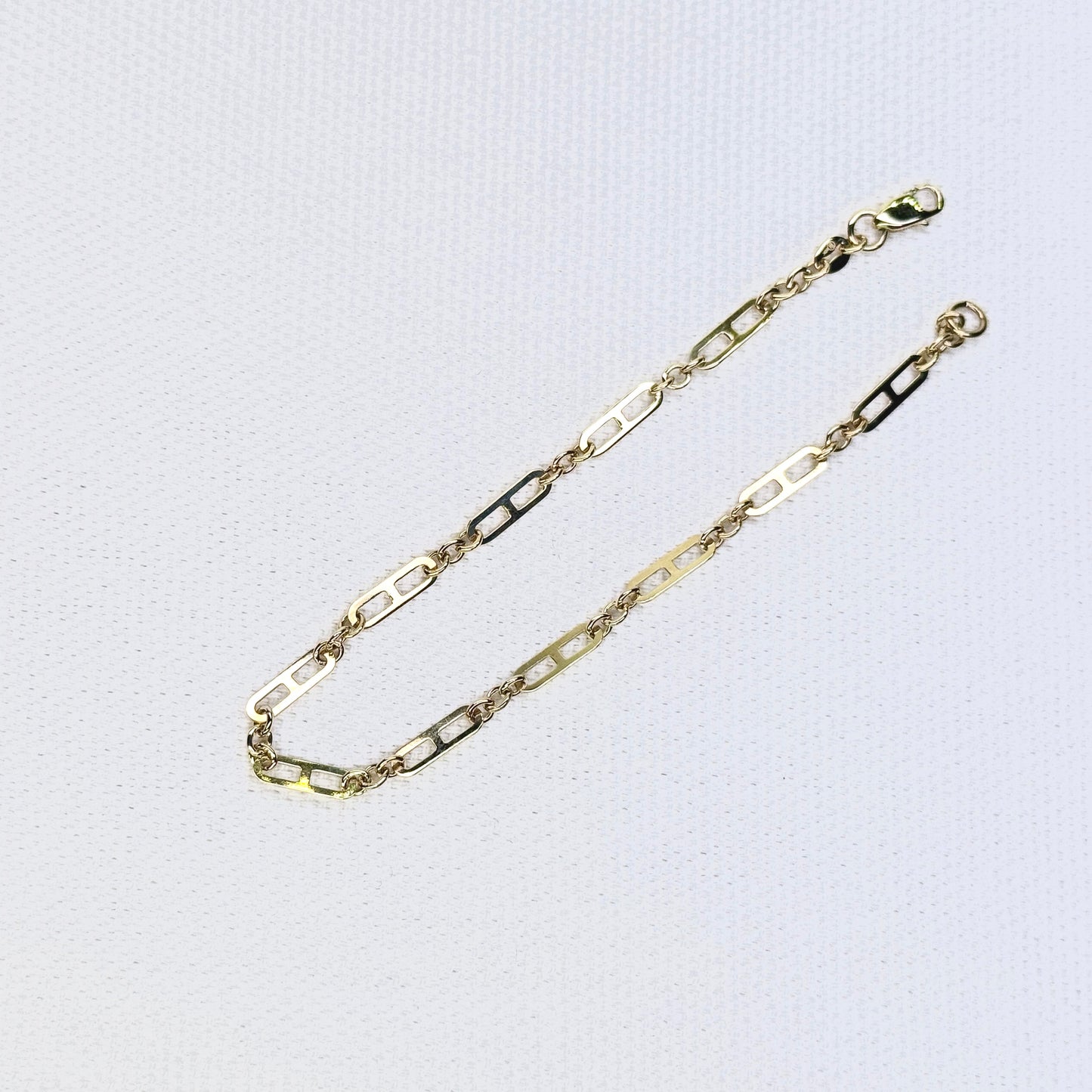 10K Gold Fancy Links Bracelet