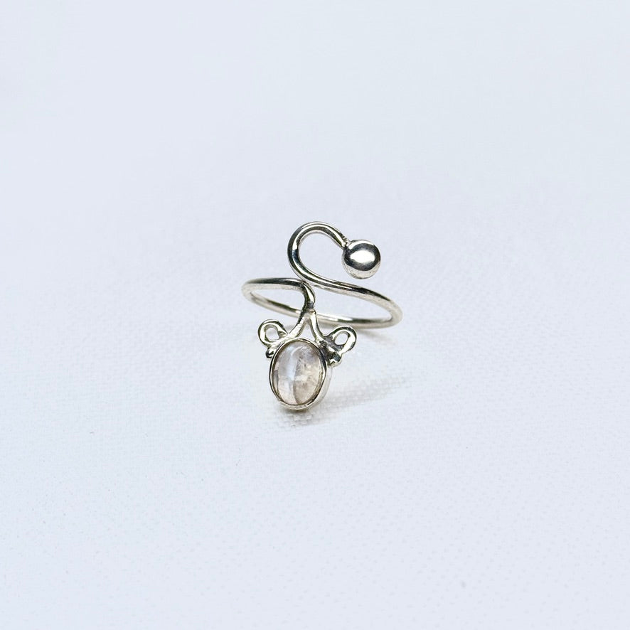 Silver Gemstone Ring #15