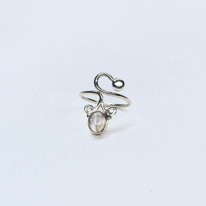Silver Gemstone Ring #15