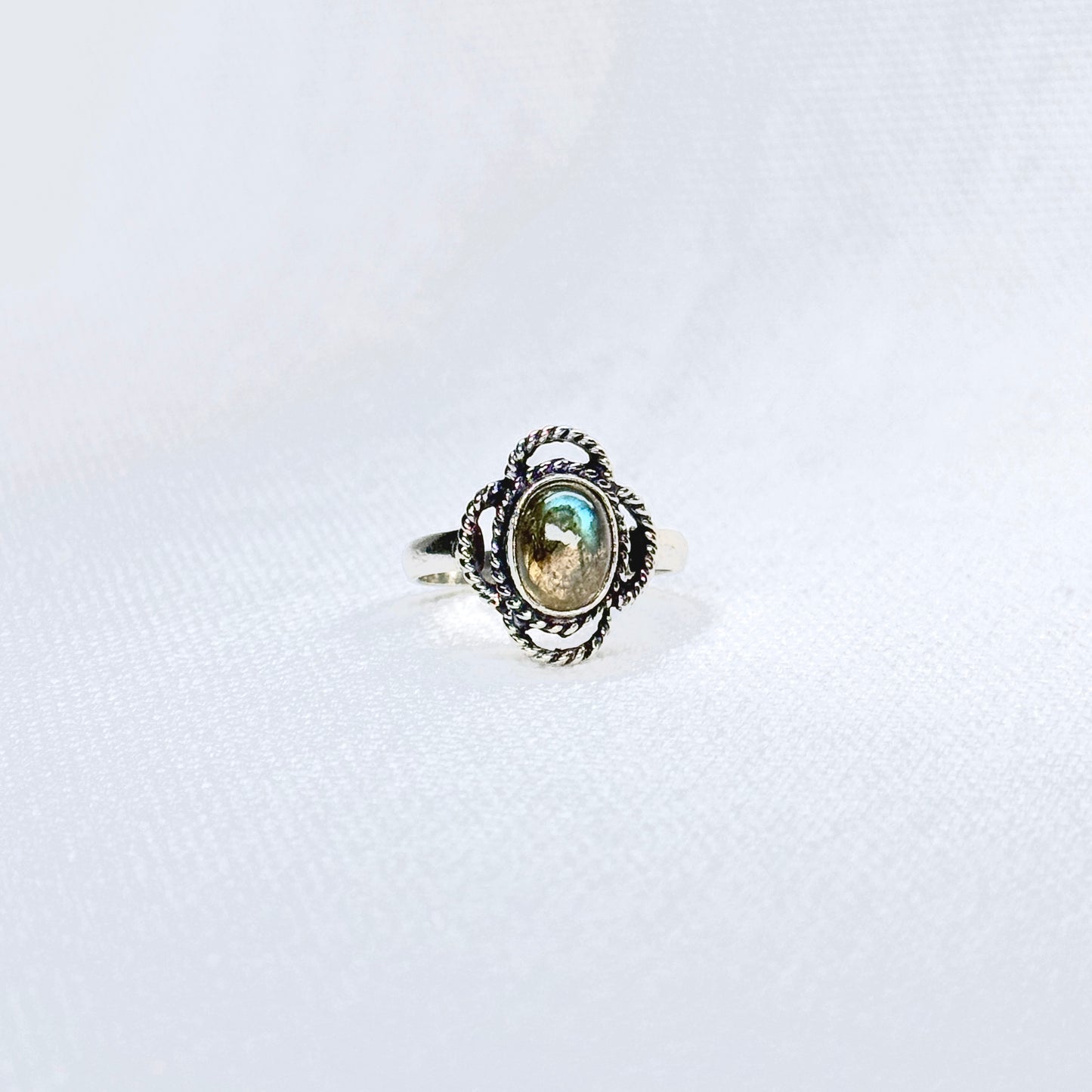 Silver Gemstone Ring #7