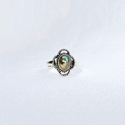 Silver Gemstone Ring #7