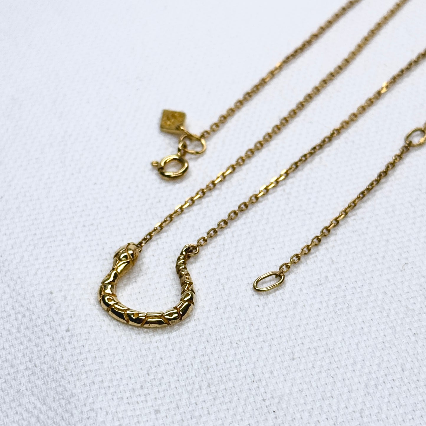 Serpent Charm Holder Necklace