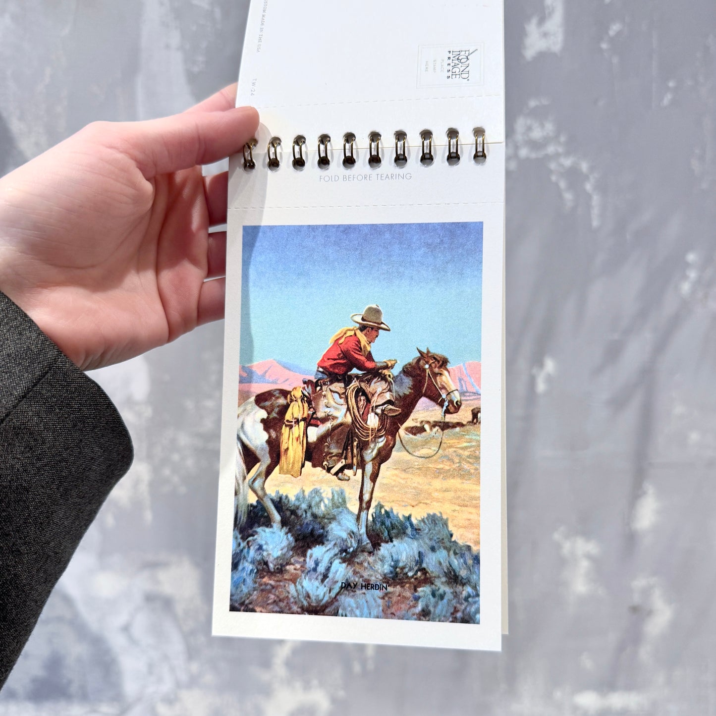 COWBOY Postcard Booklet