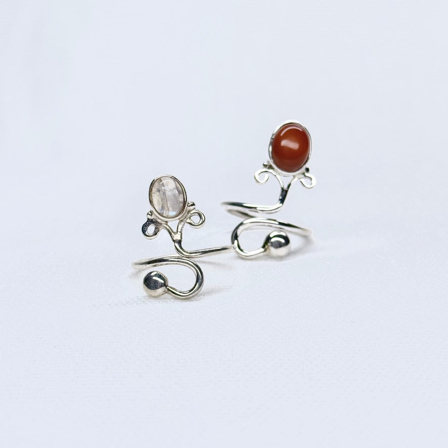 Silver Gemstone Ring #15