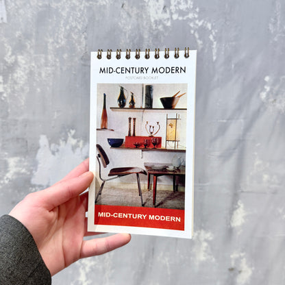 MID-CENTURY MODERN Postcard Booklet