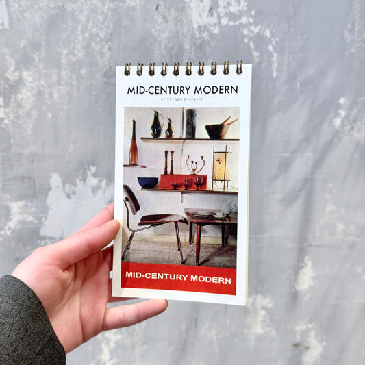 MID-CENTURY MODERN Postcard Booklet