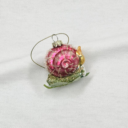 Snail on Leaf Ornament