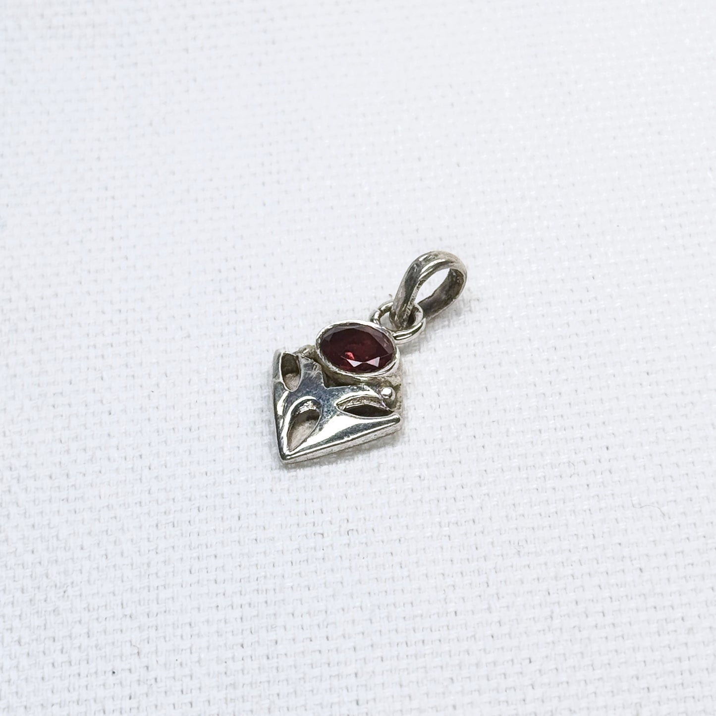 Silver Gem Pendant #6