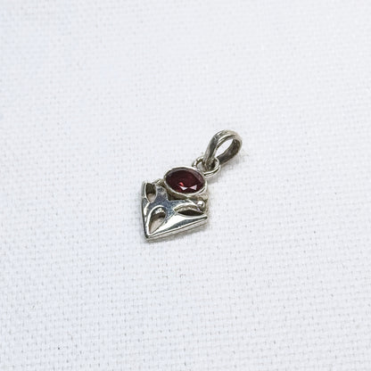 Silver Gem Pendant #6